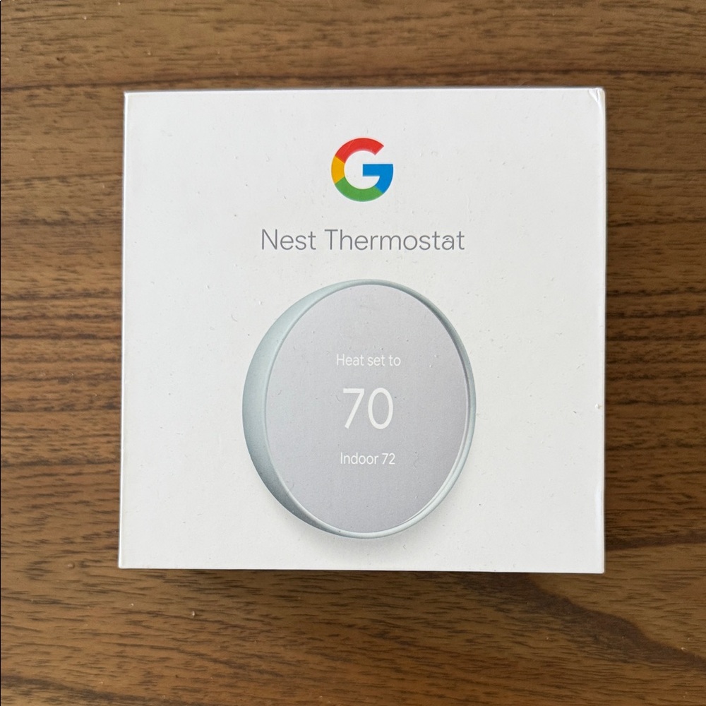 Google Nest Thermostat - Silver